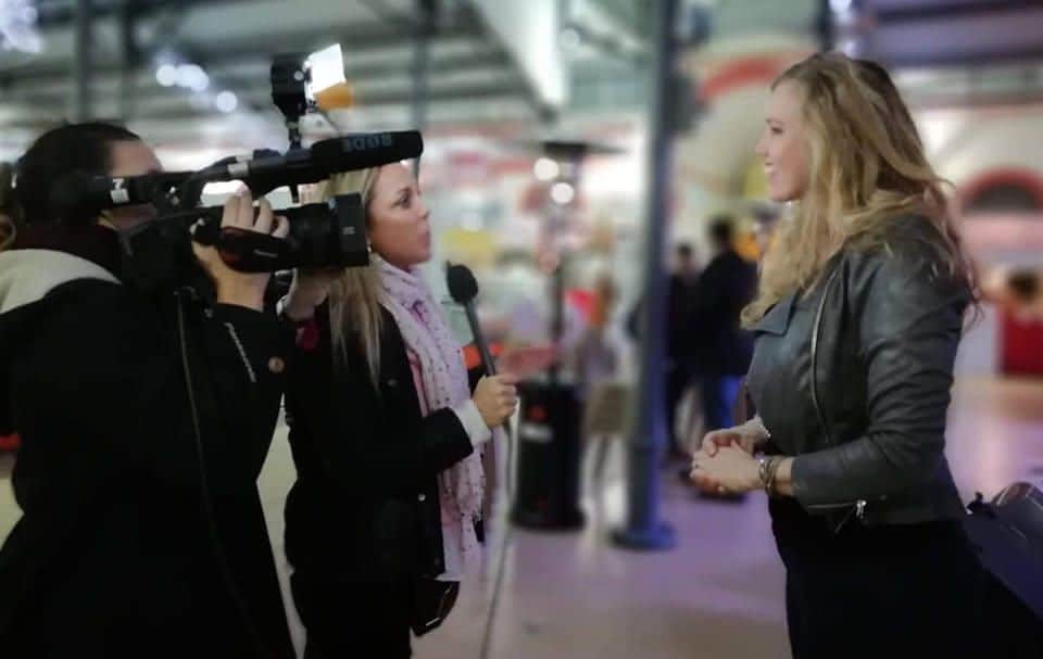 Ilse Huizinga on Portugese tv jazz voice lessons vocal jazz course